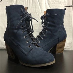 Faux Suede Booties!